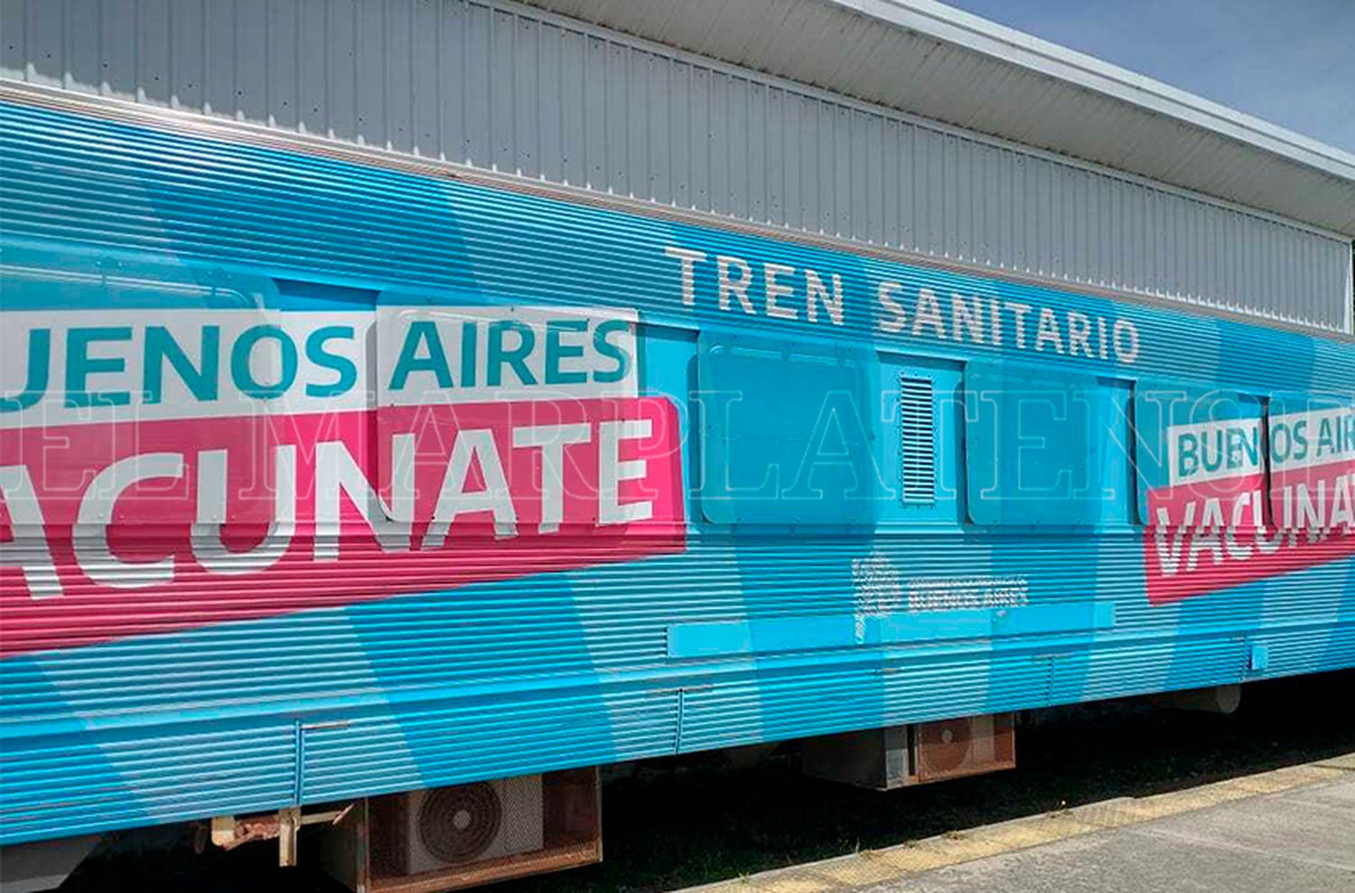 El Tren Sanitario llegó a la Estación Ferroautomotora de Mar del Plata