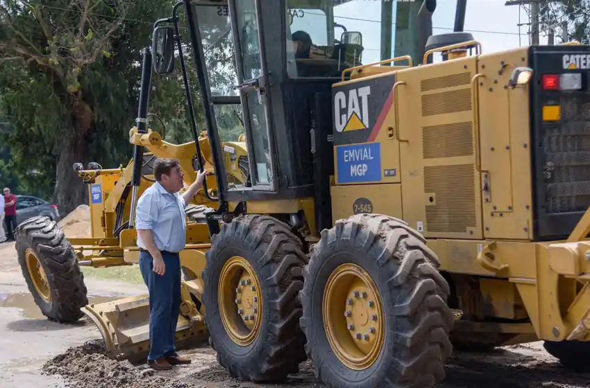 El Municipio comenzó el mantenimiento del Camino Los Ortiz