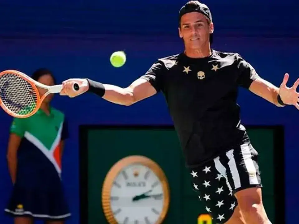 Fede Coria, eliminado en la ronda 1 de la Qualy del US Open. Foto: AP