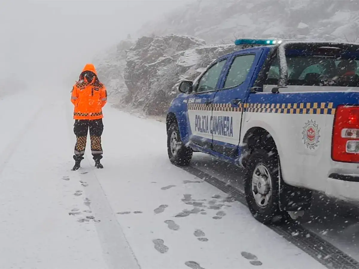 Alerta por posible caída de nieve en la ruta de las Altas Cumbres en Córdoba