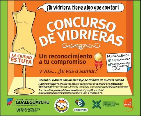 Lanzan el concurso de vidrieras “La ciudad es tuya”