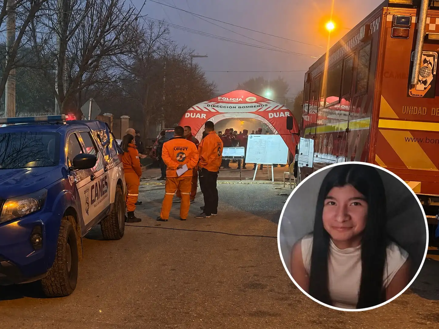 Desesperada búsqueda de una adolescente en Colonia Caroya.