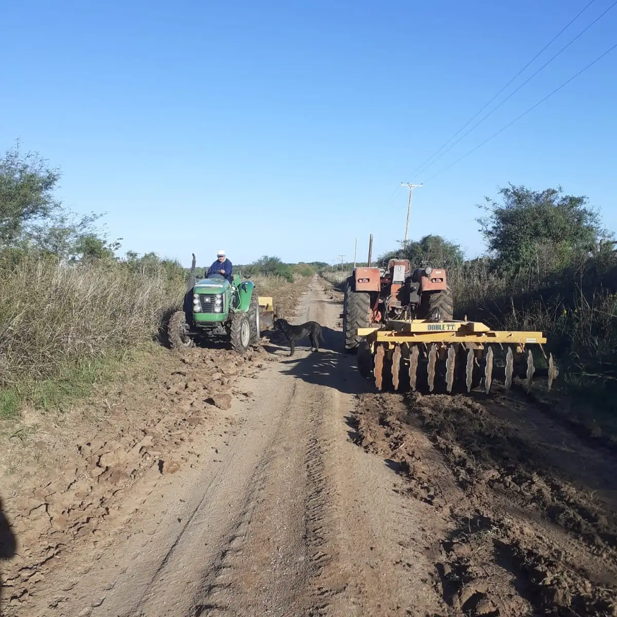 Estación Lazo: participación regional y mejoras en caminos rurales