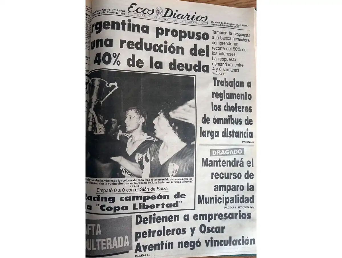 Viernes 31 de enero de 1992