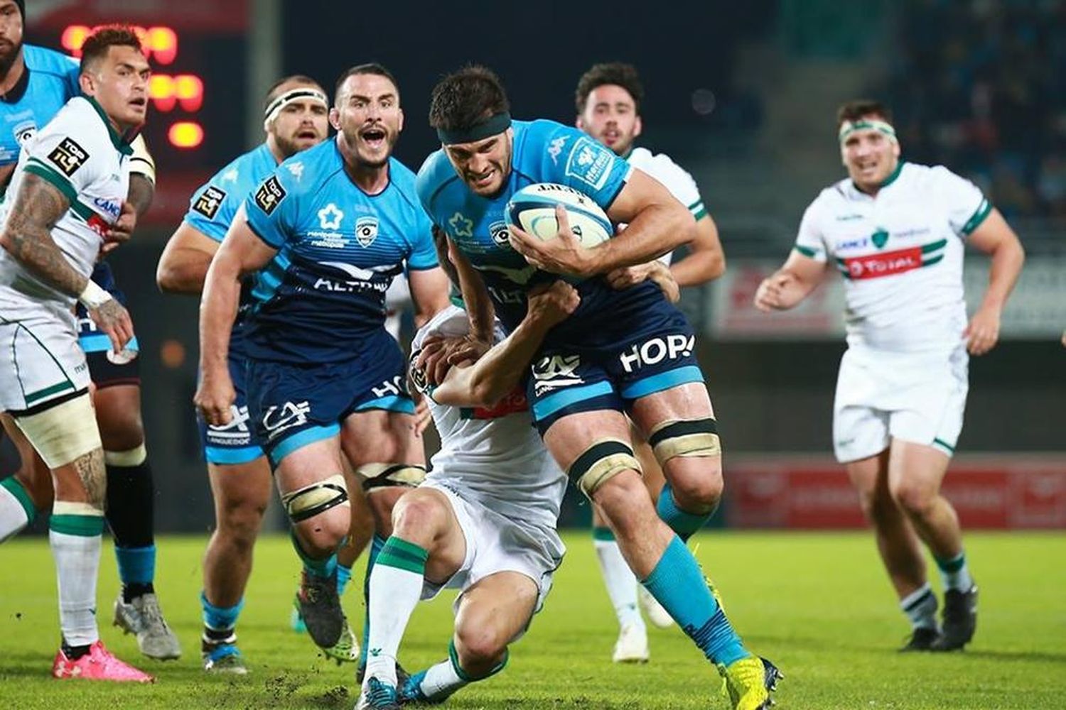 Ignacio Calles hizo su  debut en el Top 14 francés