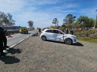 Venado Tuerto: choque en Ruta 33 terminó con un herido