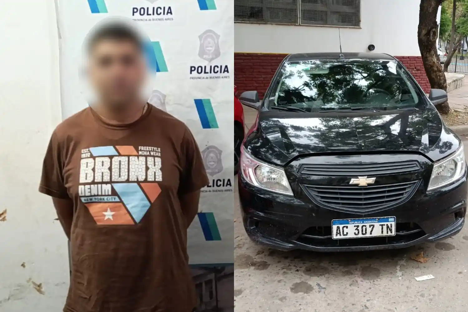 Identificado como Jonatan Sal, circulaba en un auto robado.