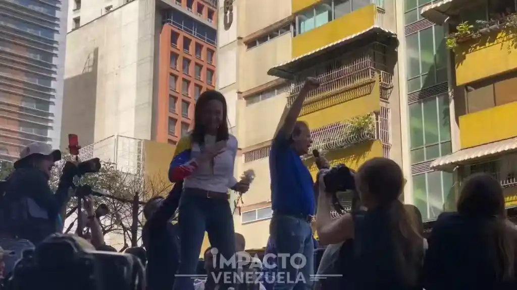 María Corina Machado desde Chacao: «LO QUE HAGAN MAÑANA termina de enterrar» este sistema  (+Videos)