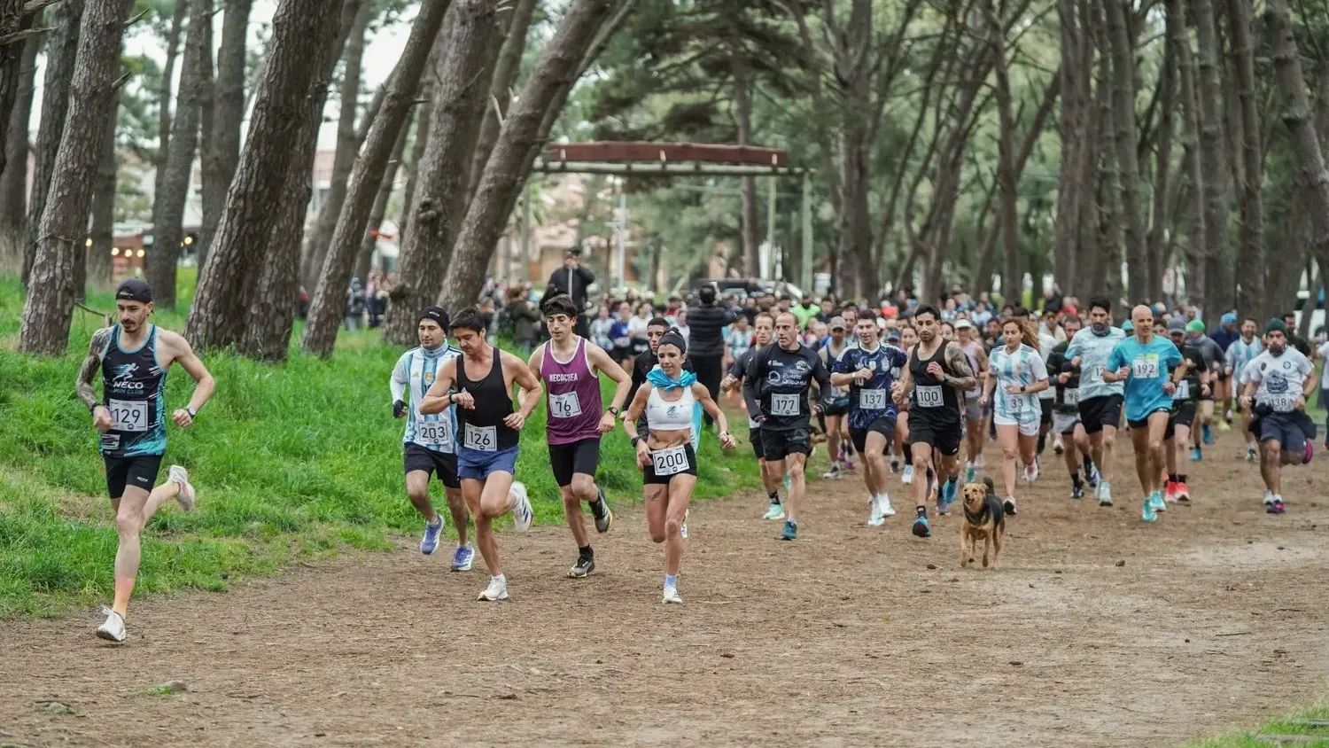 Gran concurrencia. El Desafío del Parque tuvo una cuarta edición "celeste y blanca"
