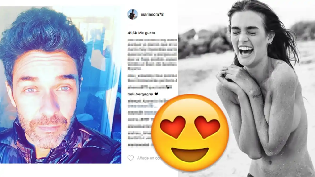 Mariano Martínez no para de coquetear en las redes