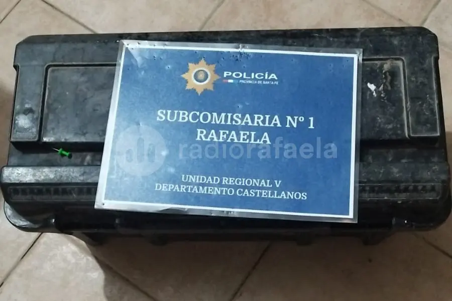 Encontraron una caja de herramientas en una requisa en barrio Zazpe