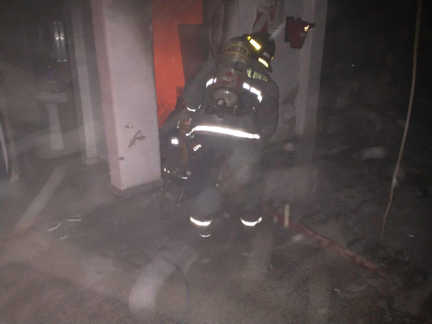 Se incendió un galpón en barrio Sargento Cabral