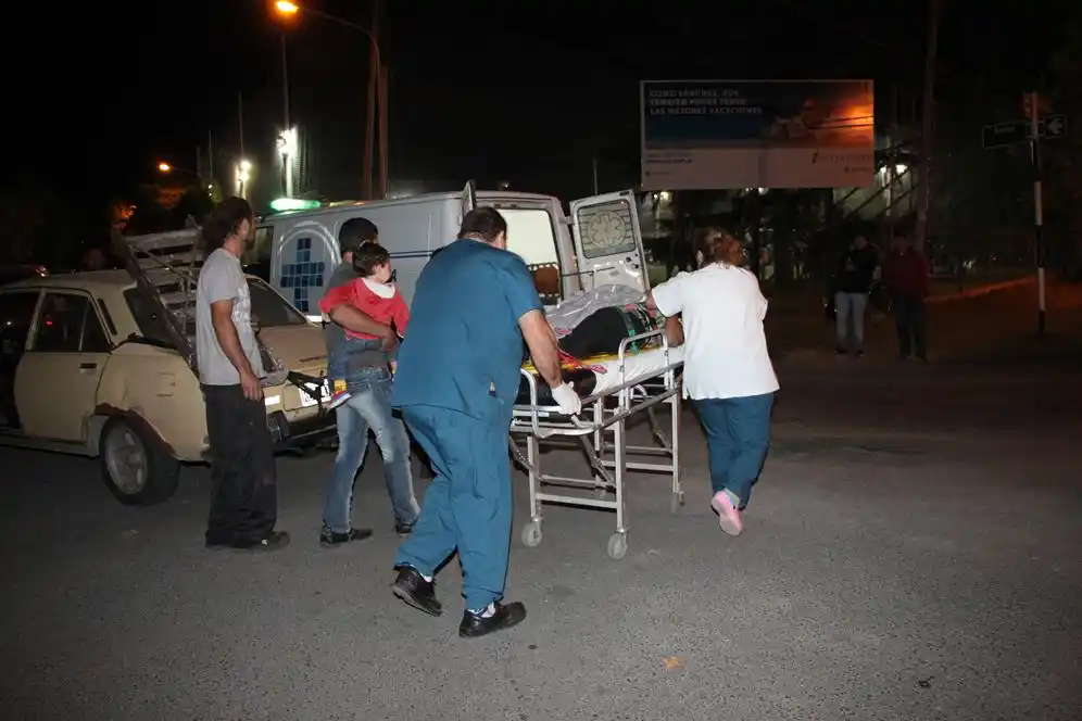 Un motociclista herido en un  choque en Avellaneda y Sandino 