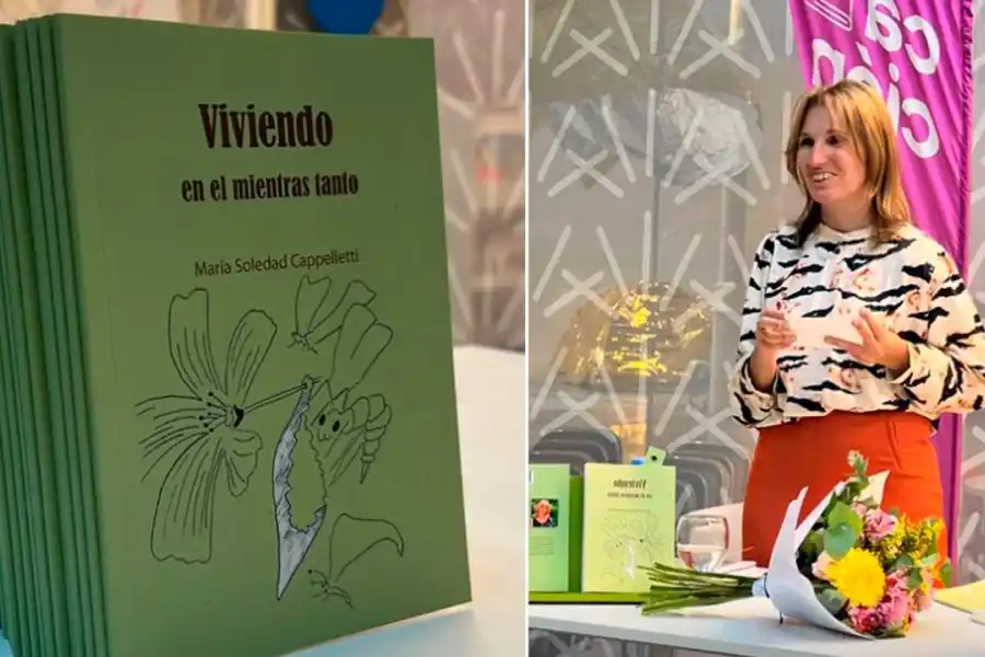 María Soledad Cappelleti presentó su nuevo libro "Viviendo en el mientras tanto"