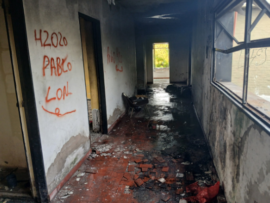 Investigan si los incendios ocurridos en la vieja Terminal de Ómnibus fueron intencionales