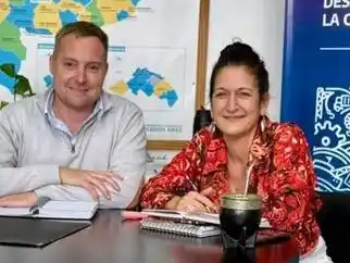 Luciano Ripoll junto a Ayelén Pinos