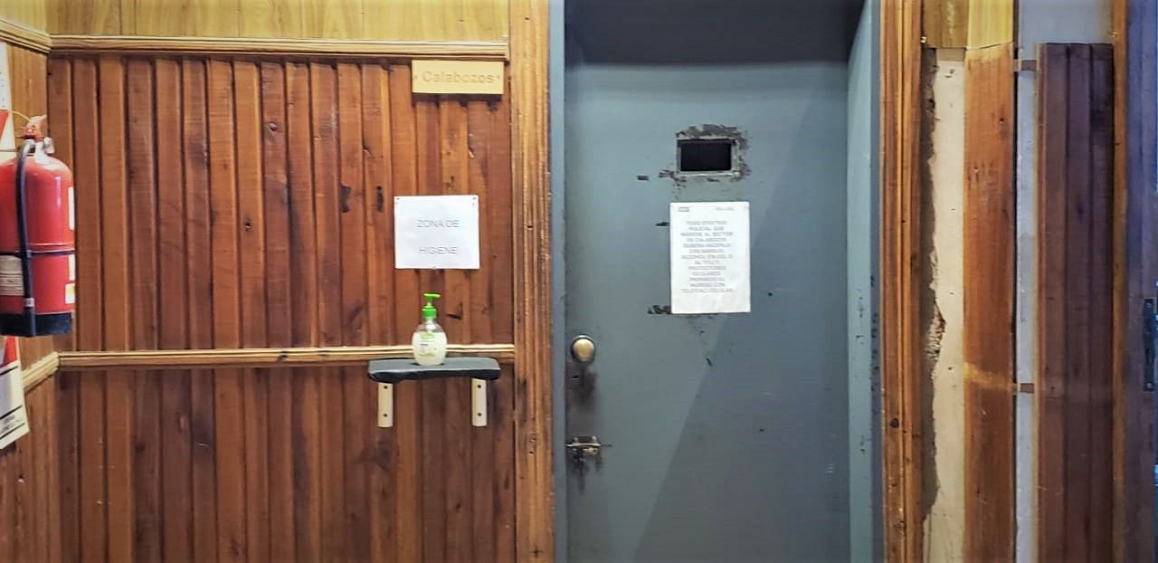 Los calabozos de la Comisaría. Foto: La Opinión.
