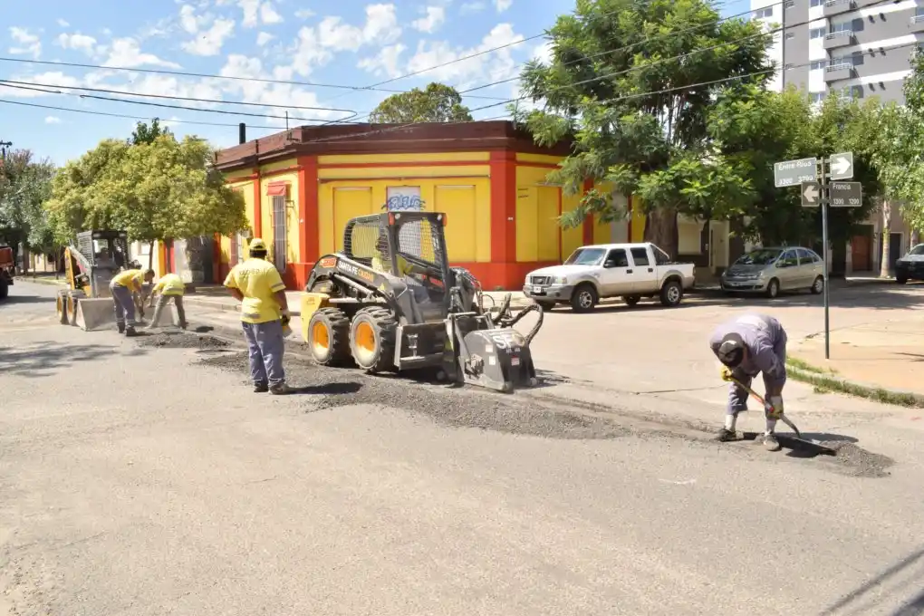 Trabajos de bacheo para hoy miércoles