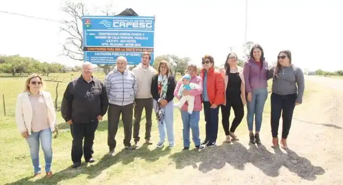 CAFESG finalizó una nueva obra  en San Víctor