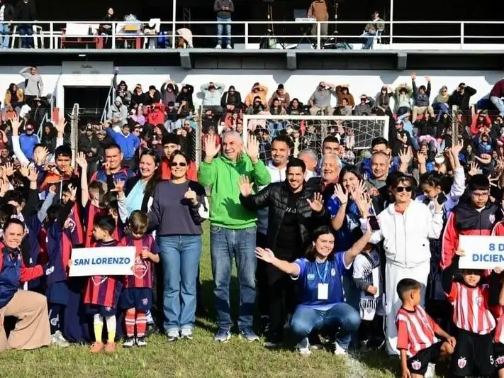 Jofré acompañó el inicio de la temporada 2026 del Fútbol Infantil