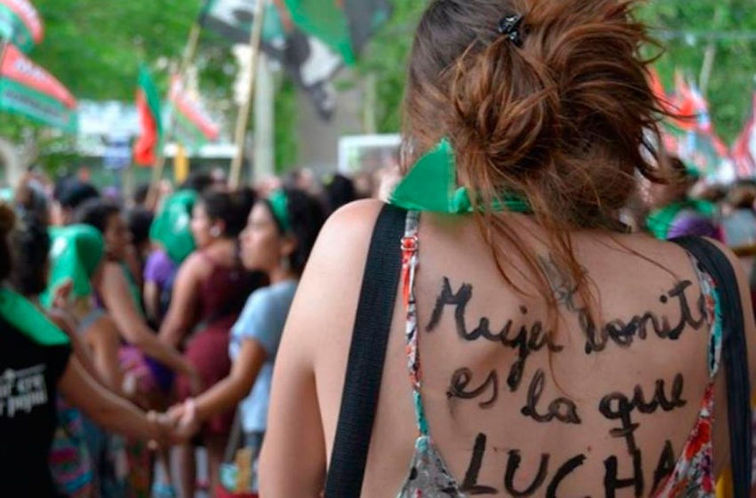 Más verde que nunca inició el 33° Encuentro Nacional de Mujeres