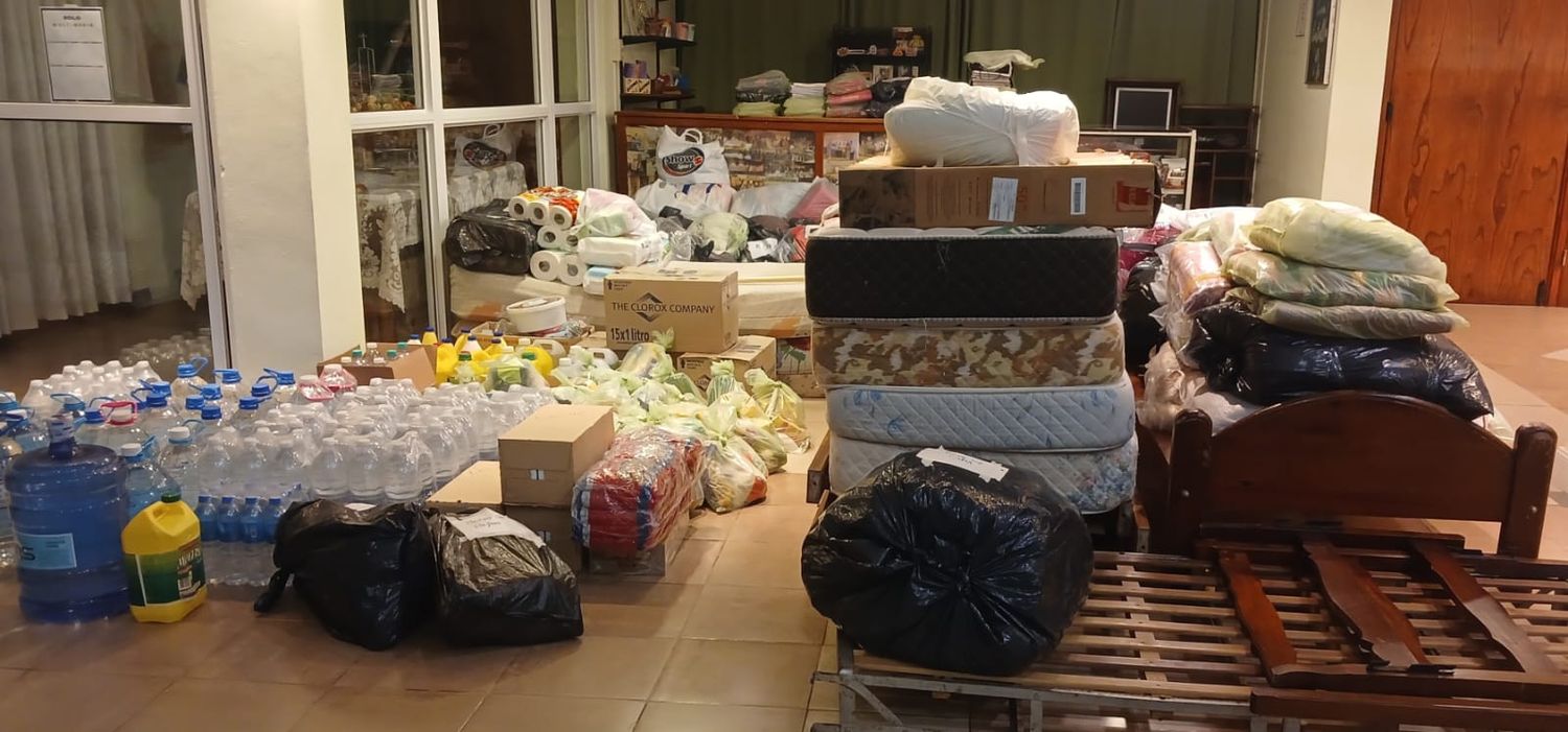 El Tabernáculo de Milagros se sumó a la ayuda para Bahía Blanca
