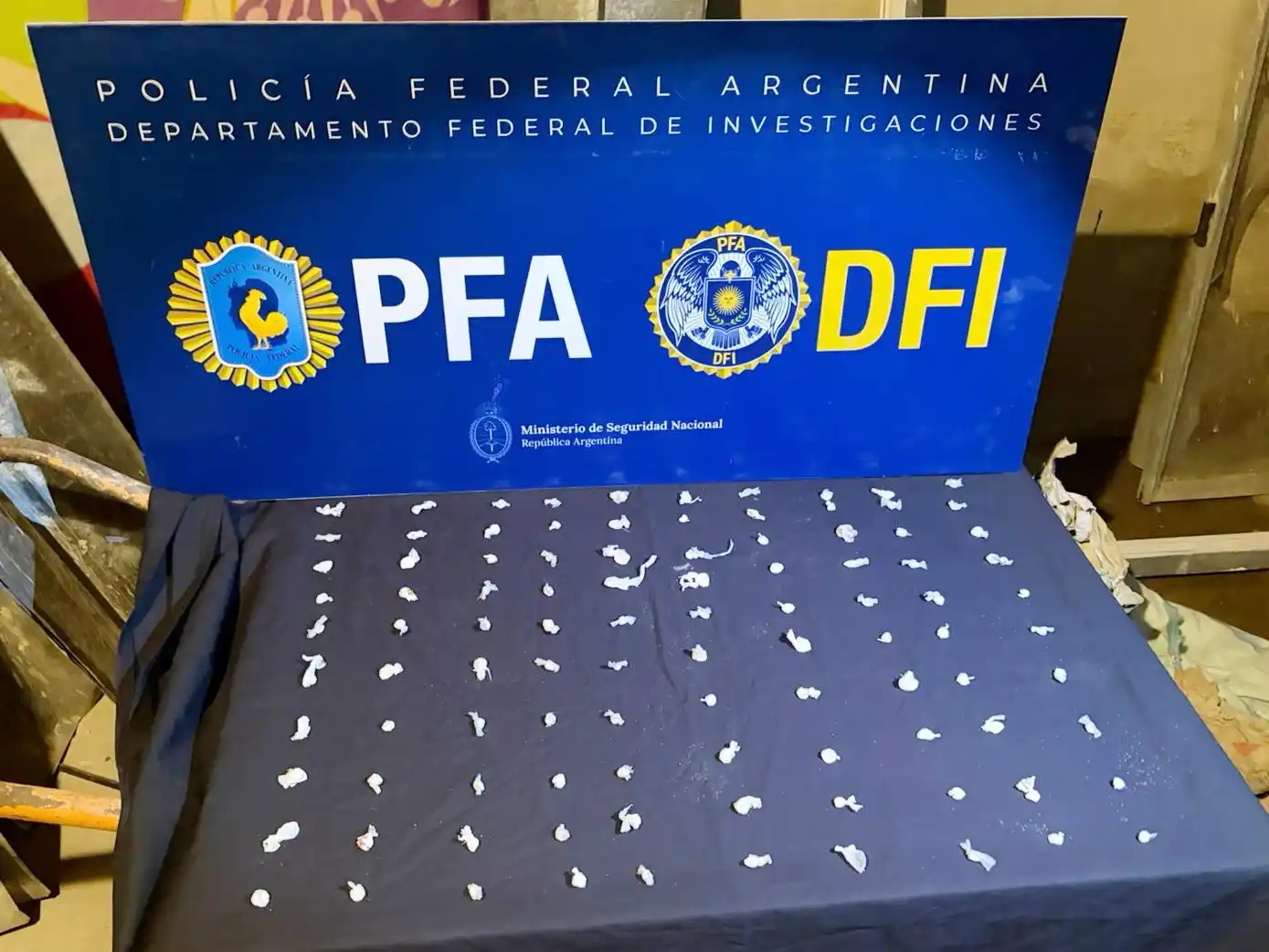 La Policía Federal Argentina desbarató un bunker de drogas en Concordia