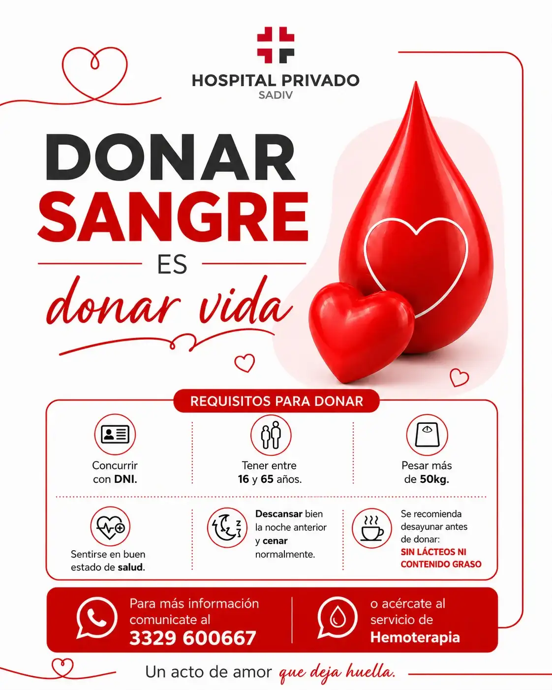 flyer donación sangre sadiv