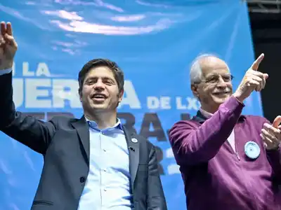 Axel Kicillof y Jorge Taiana.