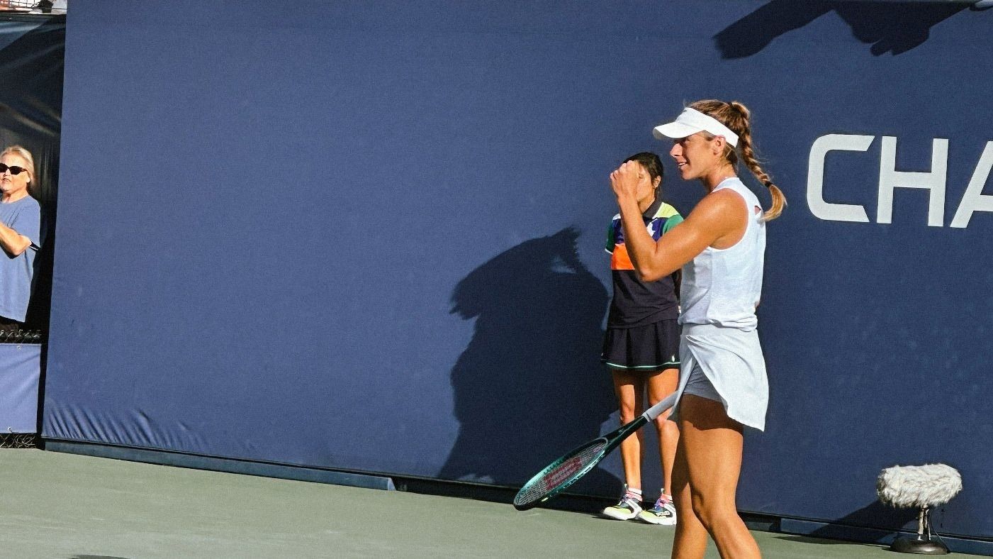 Solana Sierra en el US Open. (Foto: Cancha Central)