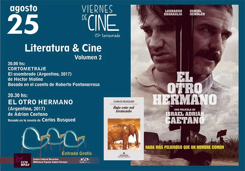 “Viernes de cine” vuelve con un ciclo dedicado a la literatura