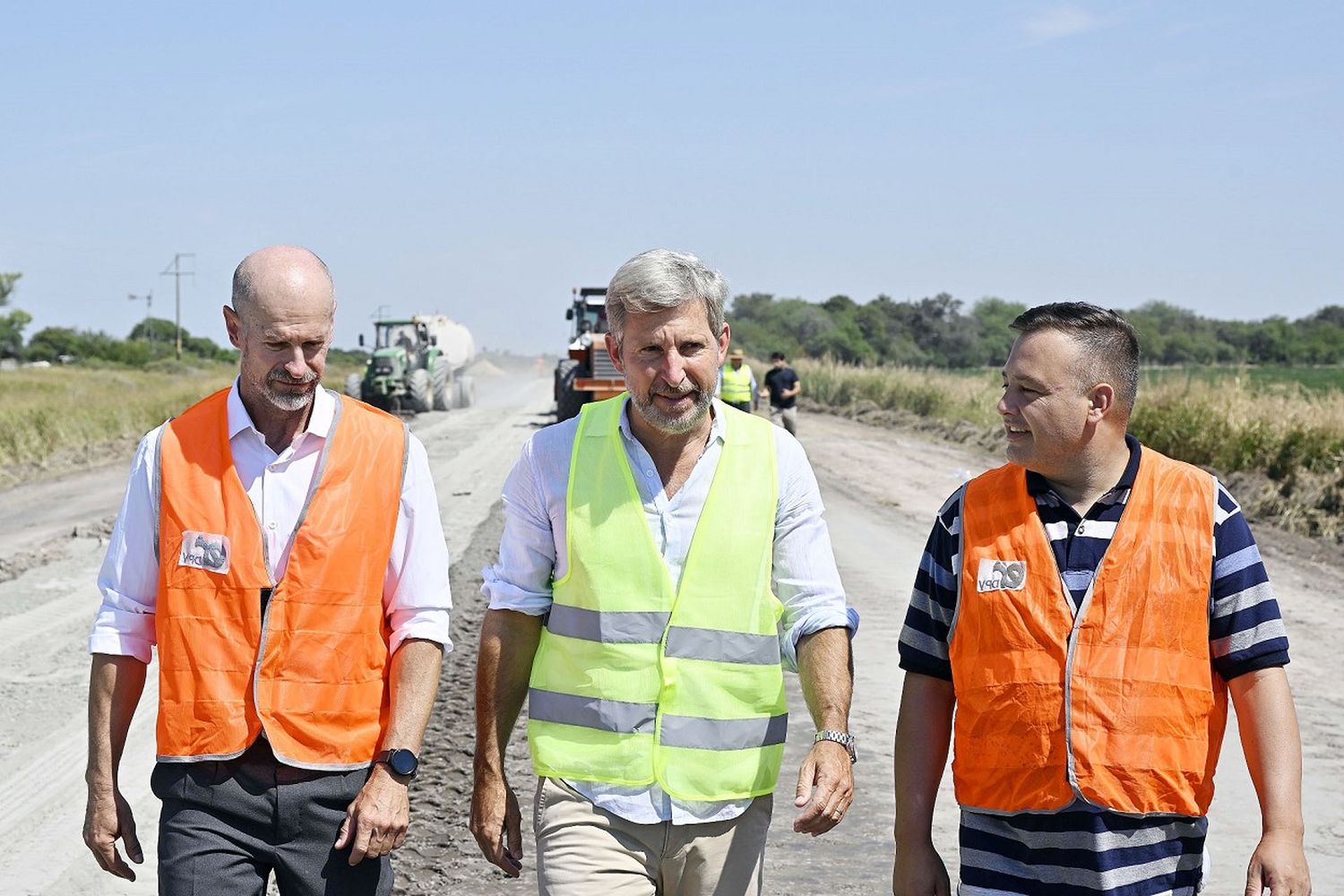 Frigerio estuvo en Piedras Blancas y recorrió las obras que se ejecutan para facilitar el desarrollo turístico