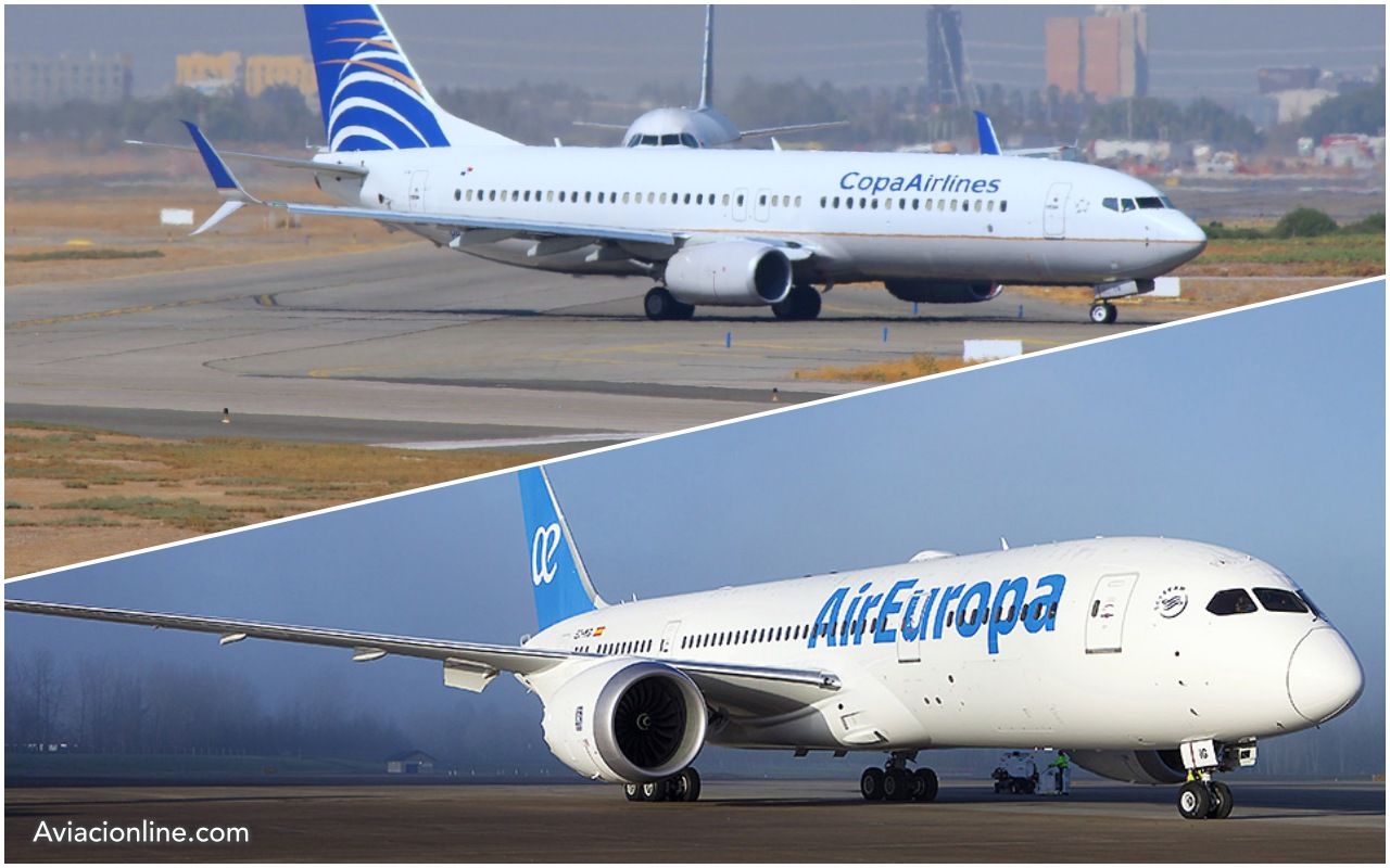 Air Europa y Copa Airlines firmaron un nuevo acuerdo de código compartido