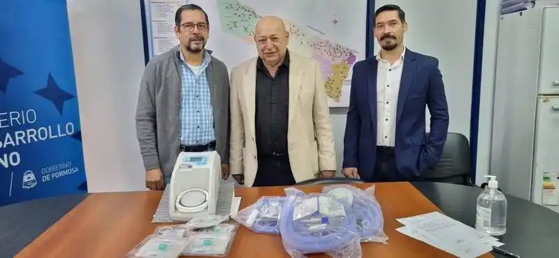 En el Hospital de Laguna Blanca fue entregado un equipo generador de oxigenoterapia de alto flujo