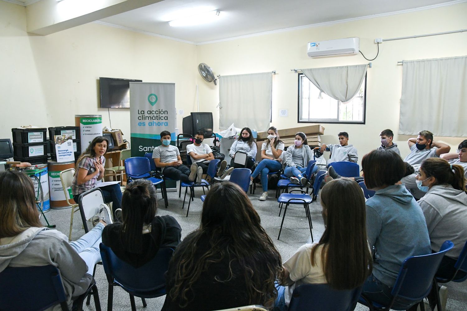 Educación Ambiental: se realizó una capacitación sobre movilidad activa