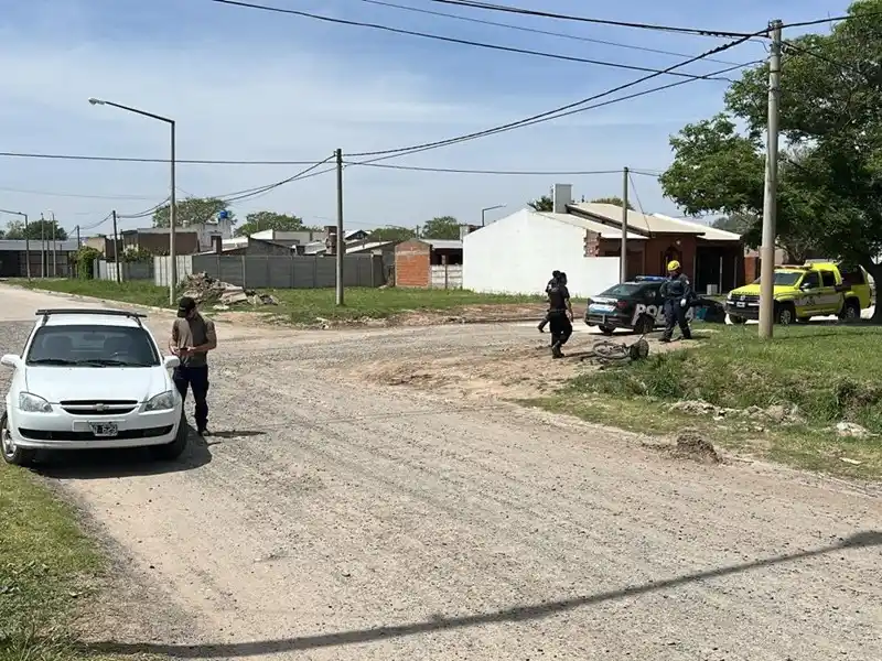 una ciclista sufrió lesiones leves.