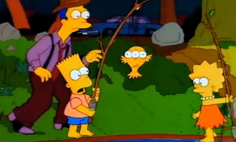 Se cumplió otra predicción de Los Simpsons: Encontraron un pez con tres ojos