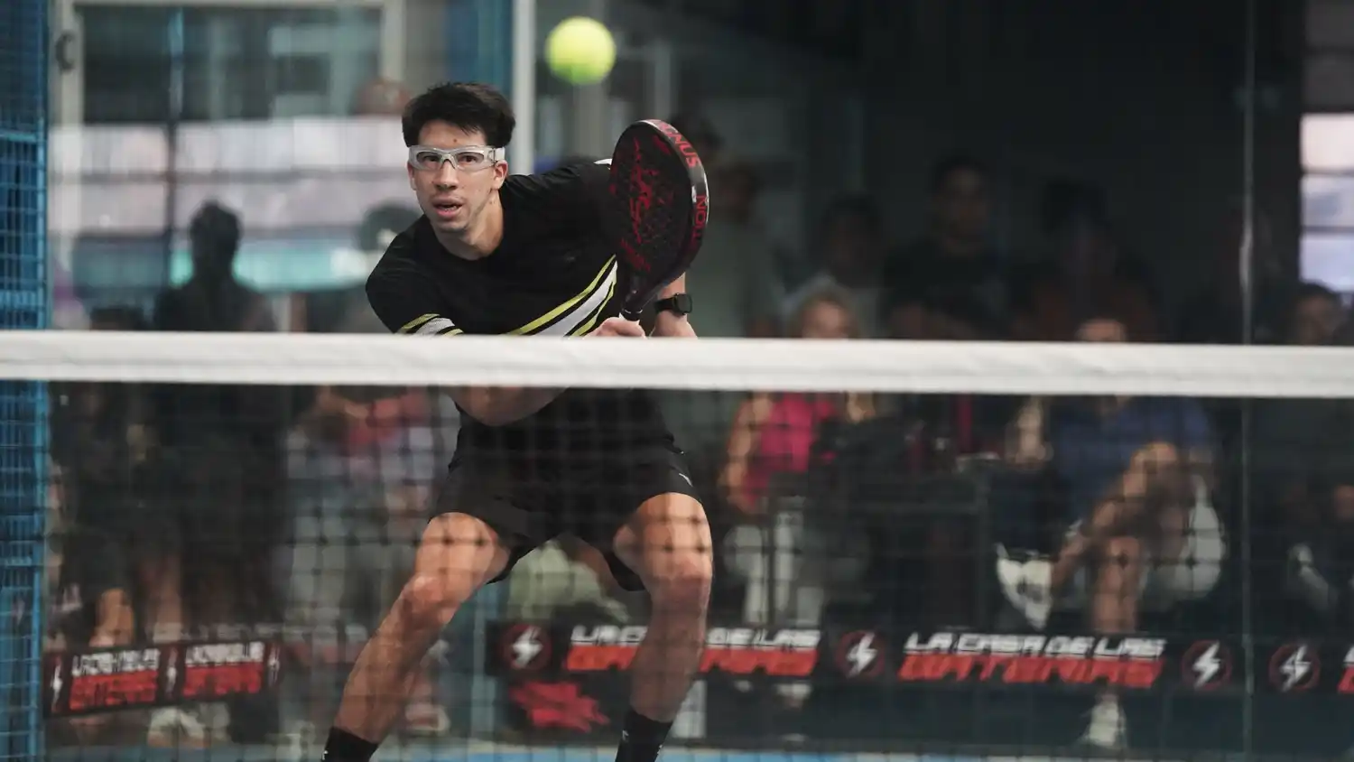 Ulises Morinigo, uno de los representantes locales en el Provincial de pádel