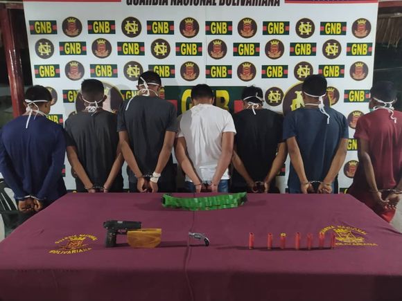 Capturados “Los Piratas de Betania” con armas y restos humanos calcinados