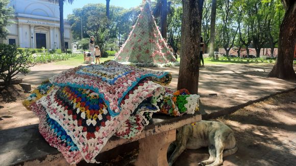 Retiran los paños de las Abejitas Laboriosas de plaza Constitución por "los comentarios de Facebook"