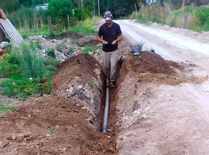 Continúa la ampliación de la red de agua potable