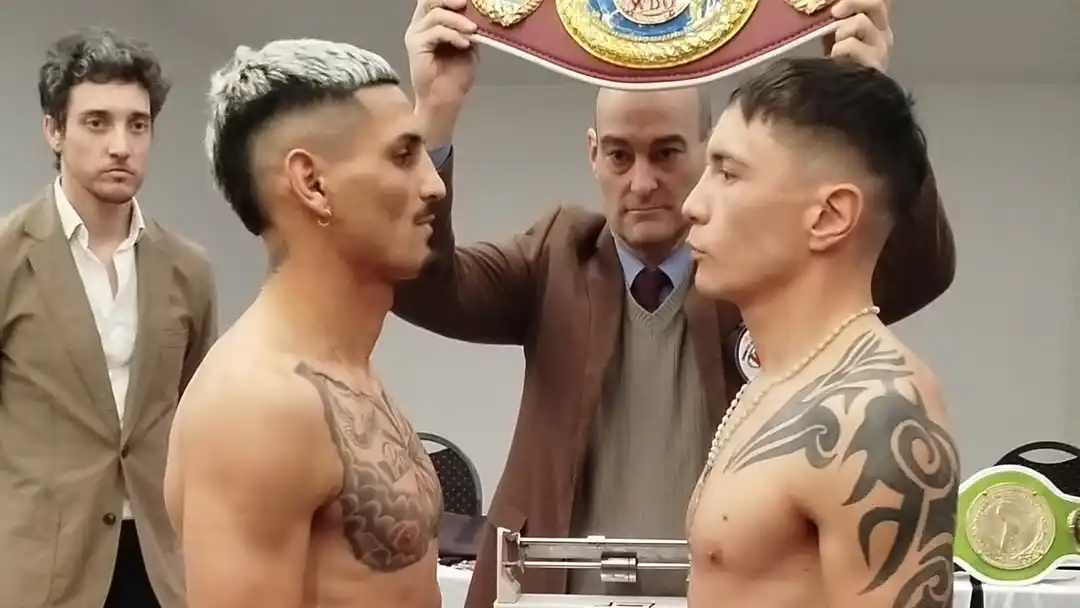 José Acevedo (derecha) perdió con Mafaud (izquierda).