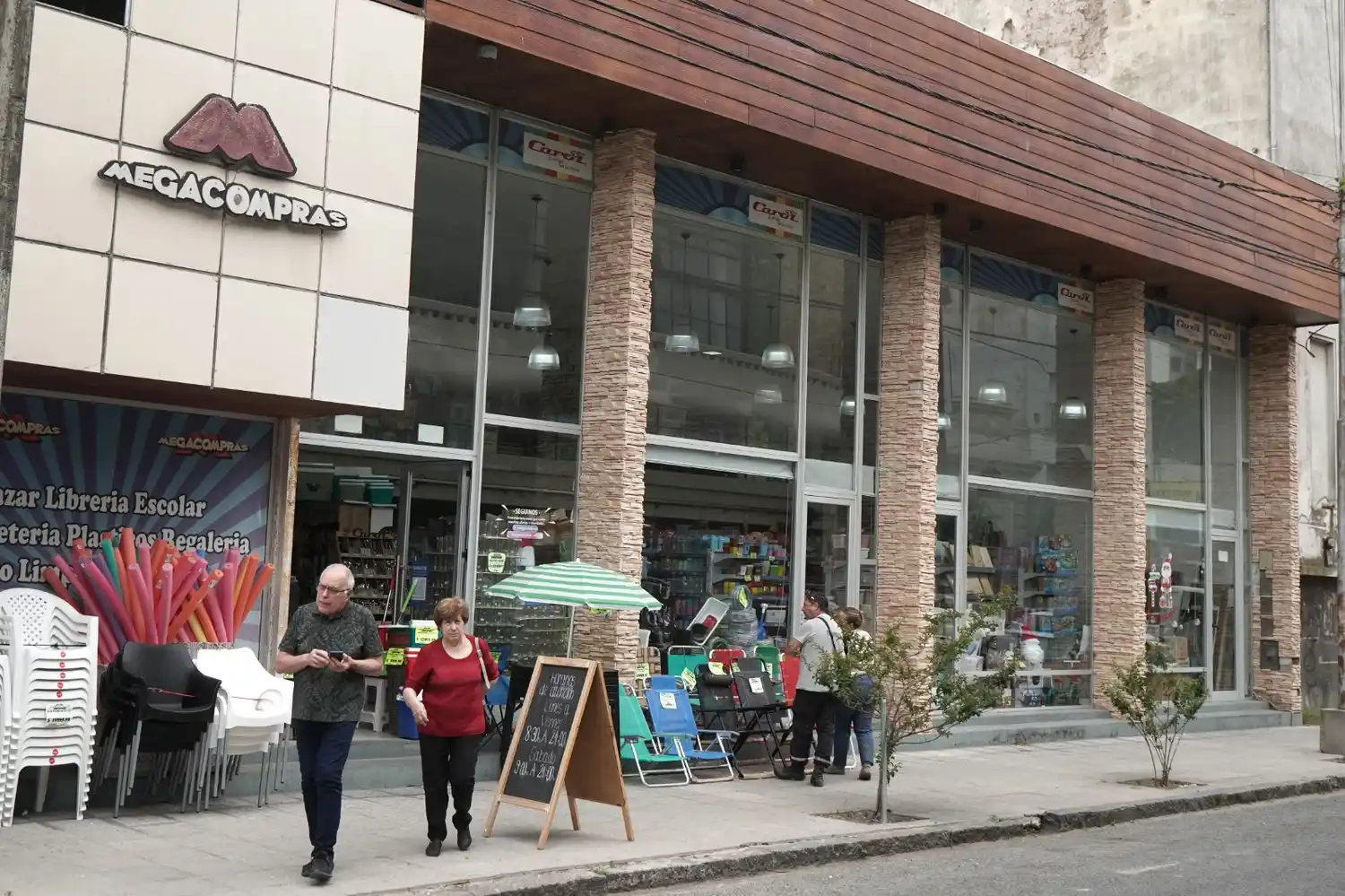 Frente, del negocio de calle 64, donde ocurrieron los hechos