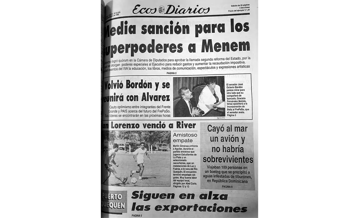 Jueves 8 de febrero de 1996