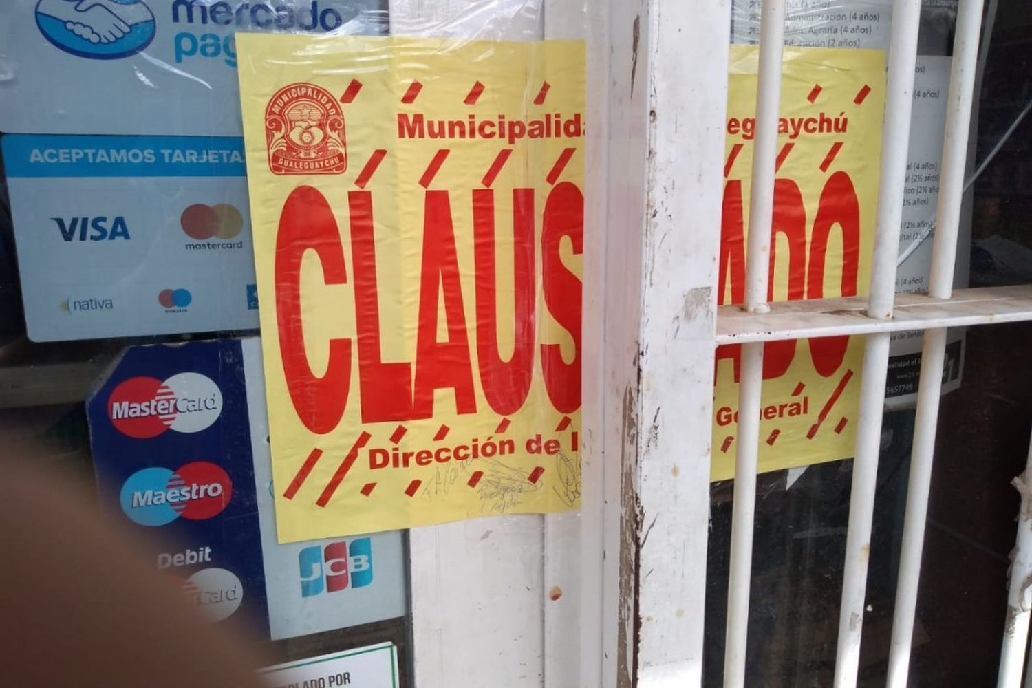 Clausuraron el local del comerciante gualeguaychuense contagiado de coronavirus