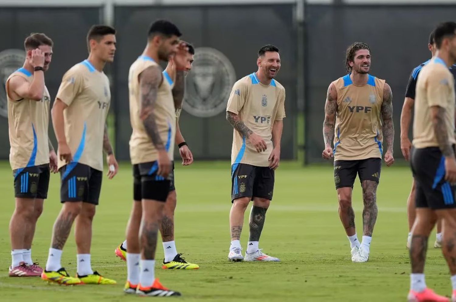 Entrenamiento de la Selección Argentina