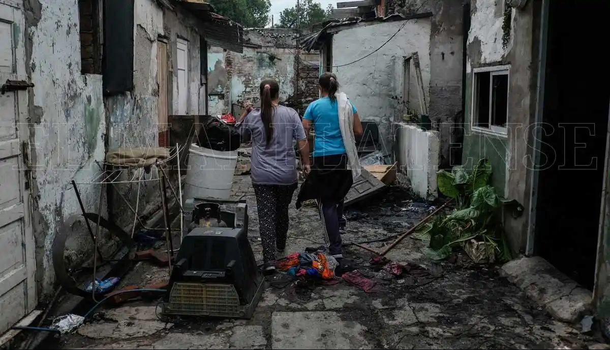 Conventillo incendiado: aseguran que llevará meses reubicar a las familias