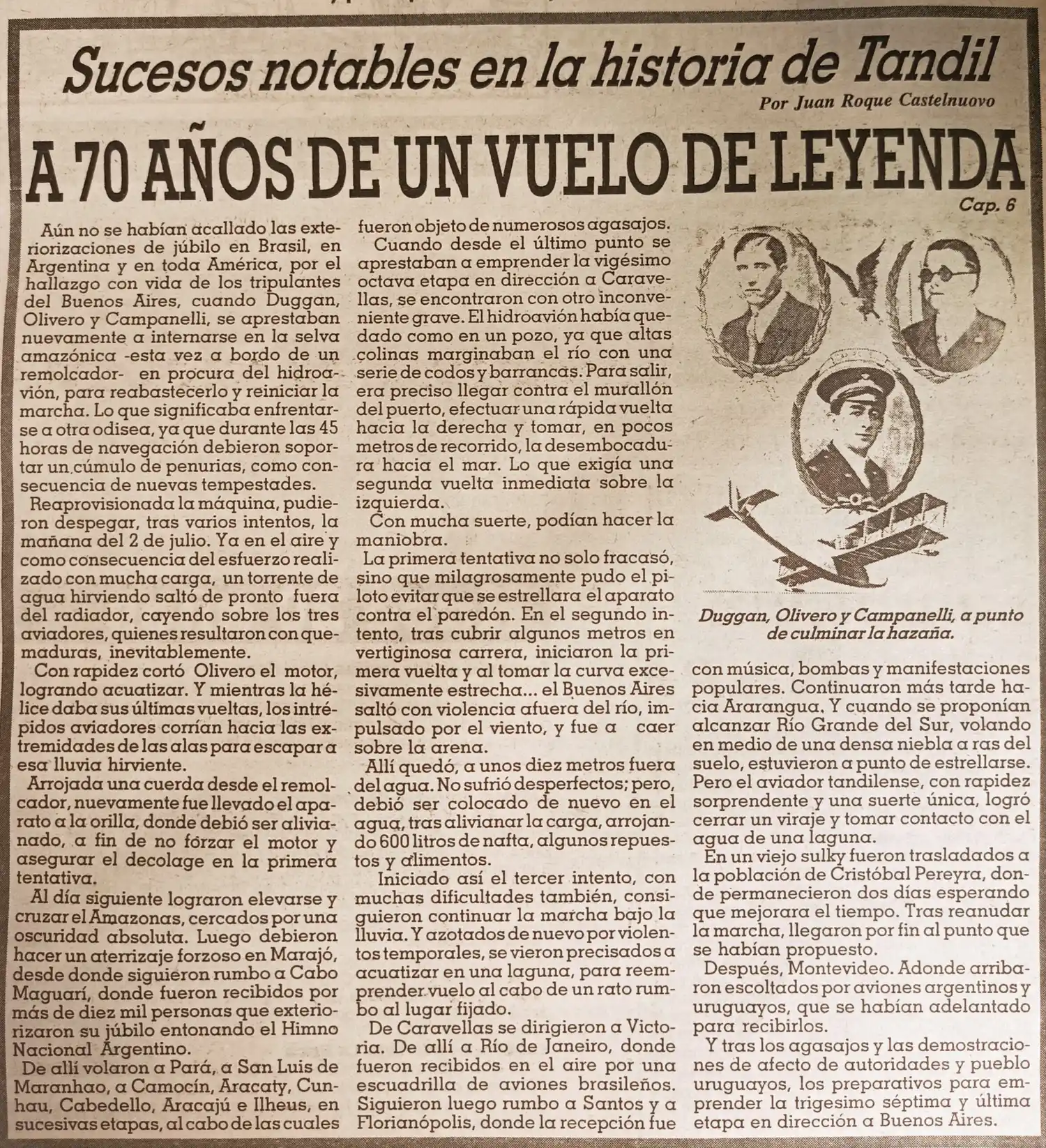 A 70 años de un vuelo de leyenda - Cap. 6.