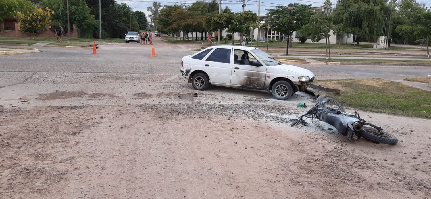 Impactante accidente: un joven sufrió graves quemaduras y politraumatismos