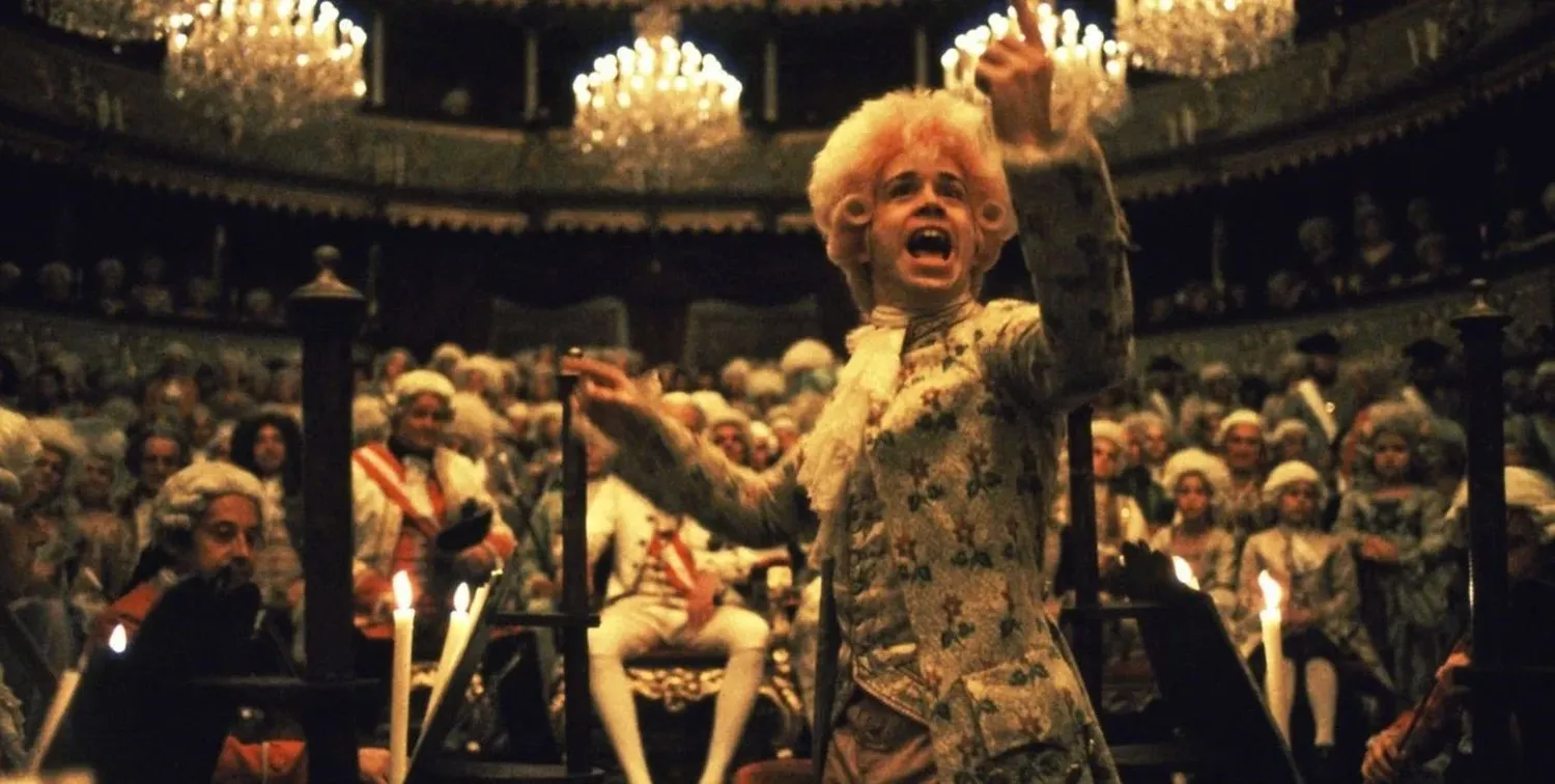 Tom Hulce realizó su mejor trabajo, como Mozart. Pero el Oscar fue para F. Murray Abraham, que interpretó a Salieri. Foto: The Saul Zaentz Company, Orion Pictures